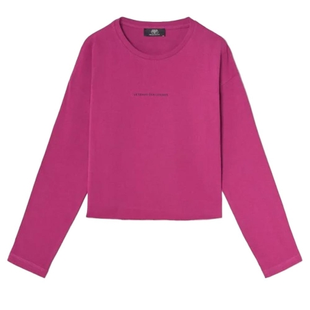 T-shirt Violet Fille Le Temps Des Cerises Catigi
