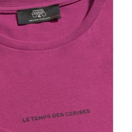 T-shirt Violet Fille Le Temps Des Cerises Catigi