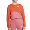 Sweat Orange/Rose Fille Nike Nsw