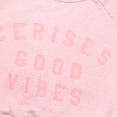 Sweat Rose fille Le Temps Des Cerises Guadagi