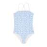 Maillot de bain Blanc/Bleu Fille Tommy Hilfiger UG0UG00802