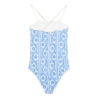 Maillot de bain Blanc/Bleu Fille Tommy Hilfiger UG0UG00802