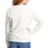 Sweat Blanc Fille Calvin Klein Jeans Mono