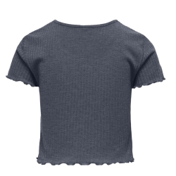 T-shirt Gris Foncé Fille Only Nella