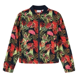 Veste Marine à fleurs Fille Name It Vana