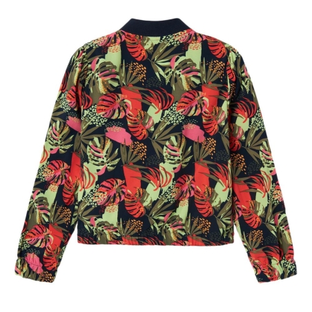 Veste Marine à fleurs Fille Name It Vana