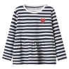 Blouse Blanche/Marine Fille Name it Fliona
