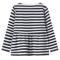 Blouse Blanche/Marine Fille Name it Fliona