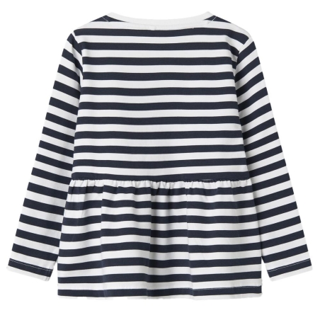 Blouse Blanche/Marine Fille Name it Fliona
