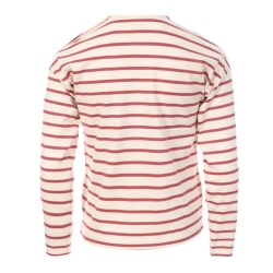 T-Shirt Manches Longues Blanches/Roses Fille Elle est ou la mer Tuner