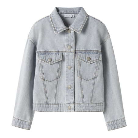 Veste en Jean Bleu Fille Name It Mila