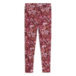 Legging à fleurs Rouge Fille Puma Ess Nature 2.0 Aop