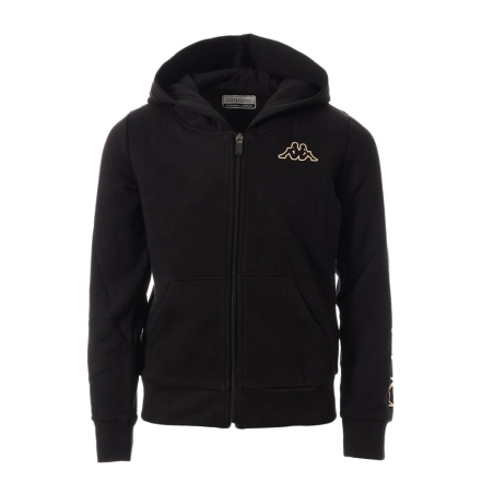 Sweat Noir Fille Kappa Kapri