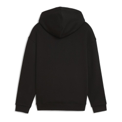 Sweat Capuche Noir Fille Puma Ess+ Tropicat