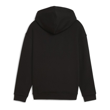 Sweat Capuche Noir Fille Puma Ess+ Tropicat