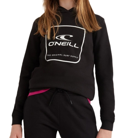 Sweat à Capuche Noir Fille O'Neill Cube