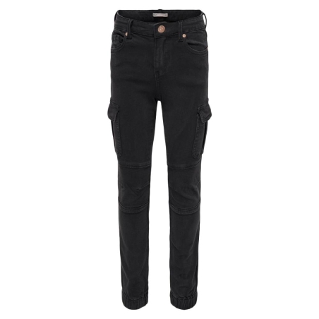 Pantalon Noir Cargo Fille Only Missouri