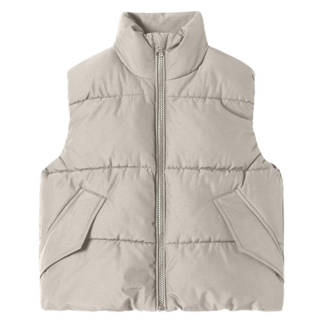 Doudoune Sans Manches Beige Fille Name it Mole