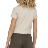 T-shirt Beige Fille Only Nella