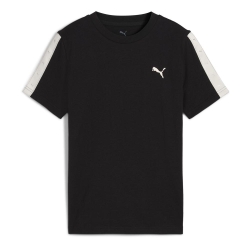 T-Shirt Noir Fille Puma Tape