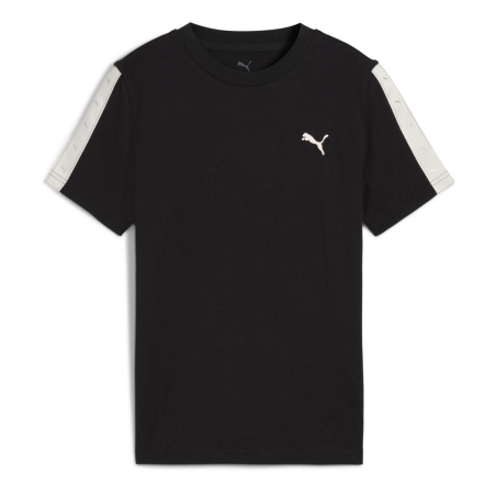 T-Shirt Noir Fille Puma Tape