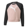 Sweat Rose/Noir Fille Puma Mdrn Spt