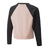 Sweat Rose/Noir Fille Puma Mdrn Spt