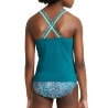 Maillot de bain 2 pièces Bleu Fille Nike Spiderback Tankini