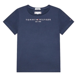 T-shirt Marine Fille Tommy Hilfiger Essential
