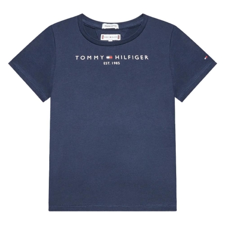 T-shirt Marine Fille Tommy Hilfiger Essential