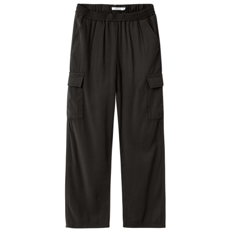Pantalon fluide Noir Fille Name it Bella