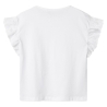 T-Shirt Blanc Fille Name it Rejaline