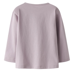 T-Shirt Manches Longues Mauve Fille Name it Fobba