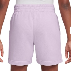 Short Mauve Fille Nike G Nsw Club Ft 5in Short