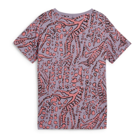 T-shirt Violet/Rose Fille Puma Hypernatu