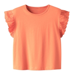 T-Shirt Orange Fille Name it Rejaline