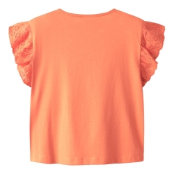 T-Shirt Orange Fille Name it Rejaline