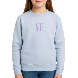 Sweat Bleu Fille Kids Only Ditte