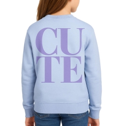 Sweat Bleu Fille Kids Only Ditte