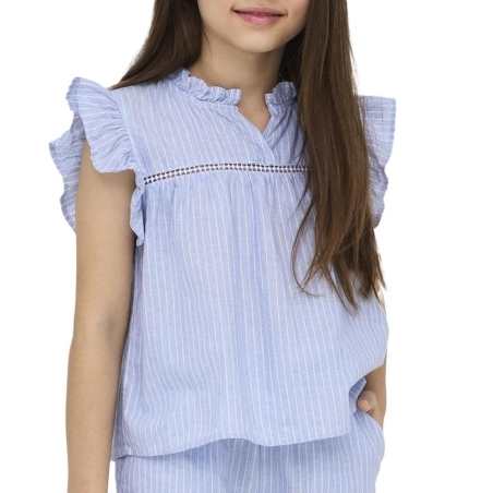 Blouse Bleu Fille Kids ONLY Daimi