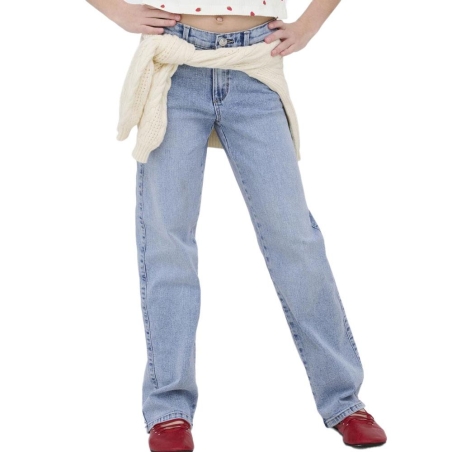 Jean Loose Bleu Fille Kids ONLY Kogblairs