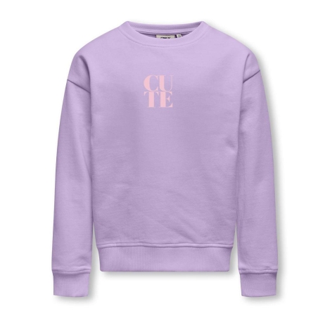 Sweat Violet Fille Kids Only Ditte