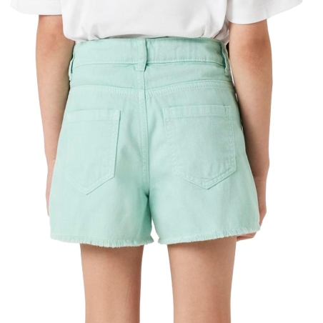Short en Jean Vert Menthe Fille Name it Twi