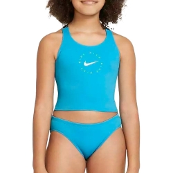 Maillot de bain 2 pieces Turquoise Fille Nike NESSB716