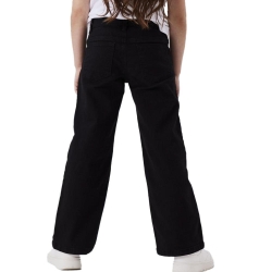 Pantalon Noir Fille Name it Frose Wide