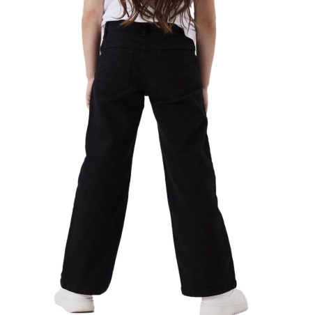 Pantalon Noir Fille Name it Frose Wide