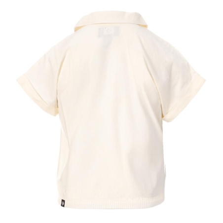 Polo Blanc Fille Converse Pocket