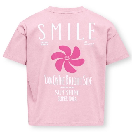T-shirt Rose Fille Kids Only Sun-veras Flower