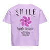 T-shirt Mauve Fille Kids Only Sun-veras Flower