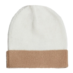 Bonnet Blanc/Marron Fille Tommy Hilfiger Beanie
